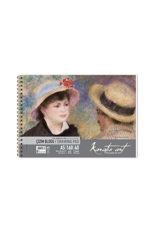 Karatis Art 160gr A5 20 Yp. Spiralli Çizim Blok