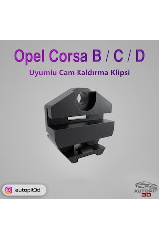 Opel Corsa B / C / D Uyumlu Cam Kaldırma Klipsi