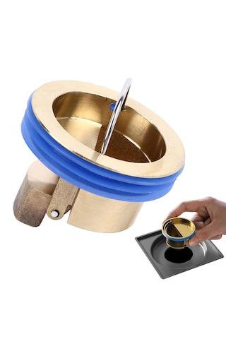 Koku Önleyici Çekvalfli Pirinç Lavabo Banyo Gider Adaptörü - Geri Akış Ve Haşere Engelleyici 32 Mm