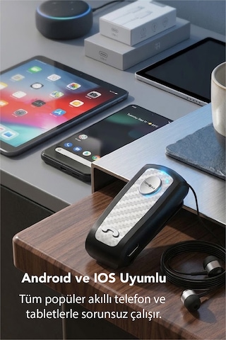 Lkb-38 Bluetooth Kulaklık V5.4, Geri Çekilebilir Makaralı, 1440 Saat Bekleme, Hd Ses, Gürültü Engelleme