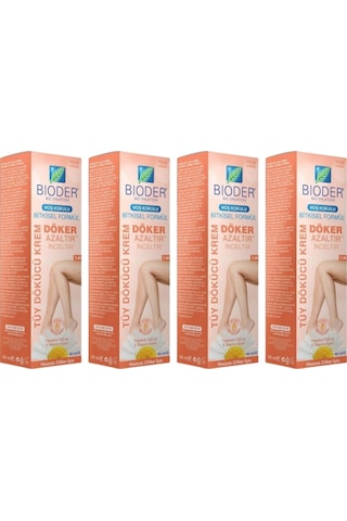 Bioder Tüy Dökücü Krem 4 x 40 ML