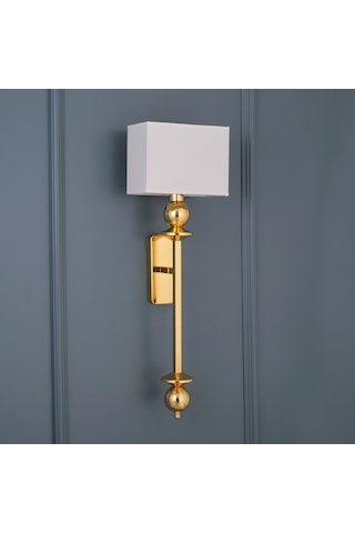 Elite Lighting Neptün Gold Sarı Kaplama Kumaş Başlıklı Pilli Aplik Elite Lighting Neptün Gold Sarı Kaplama Kumaş Başlıklı Pilli Aplik