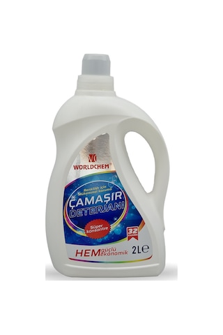 Worldchem Renkliler için Konsantre Sıvı Çamaşır Deterjanı 2 L