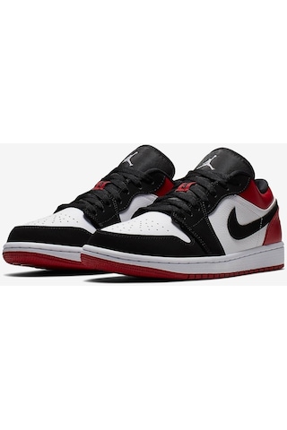 Solfej Mix Jordan 1 Low Black Toe Erkek Spor Ayakkabı Çok Renkli