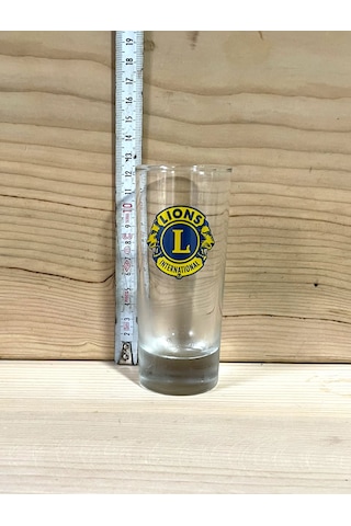 1 Adet Lions İnternational Yazılı Bardak Rakı Bardağı