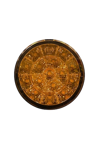 24vv Sinyal Lambası 16 Ledli Yuvarlak 98 Mm