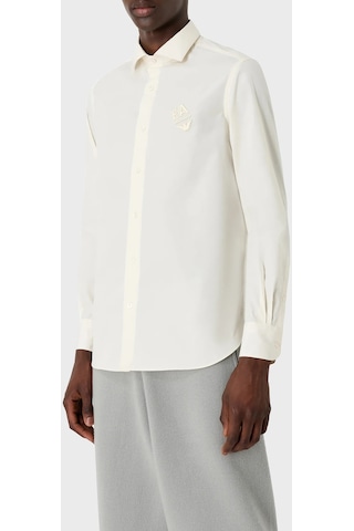 Emporio Armani Erkek Gömlek 3d1c86 1k2nz 0128 Ekru
