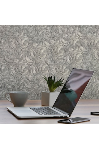 Tink 3d Kendinden Yapışkanlı Akustik Keçe Panel Modern Desenli 52x98 Cm 2 Adet 1 M² Gri