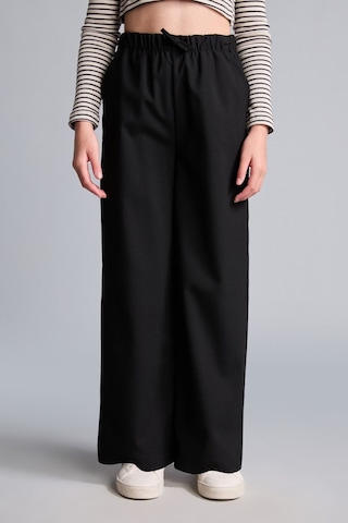 Defacto Wıde Leg Pantolon Kız Çocuk H9663a826aubk27 Siyah-bk27