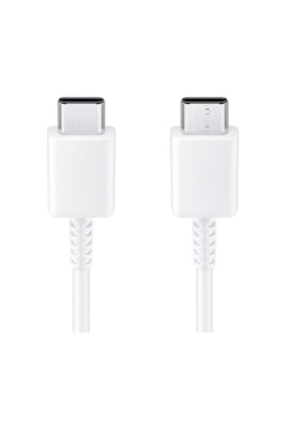 Samsung Uyumlu Ep-dn980 Usb-c To Usb-c 3a 25w Hızlı Şarj Ve Data Kablosu 1 Metre Beyaz