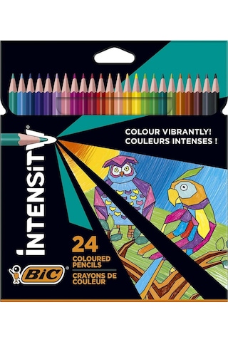 Bic Intensity Color Up Kuru Boya Kalemi 24 Renk - 9641481