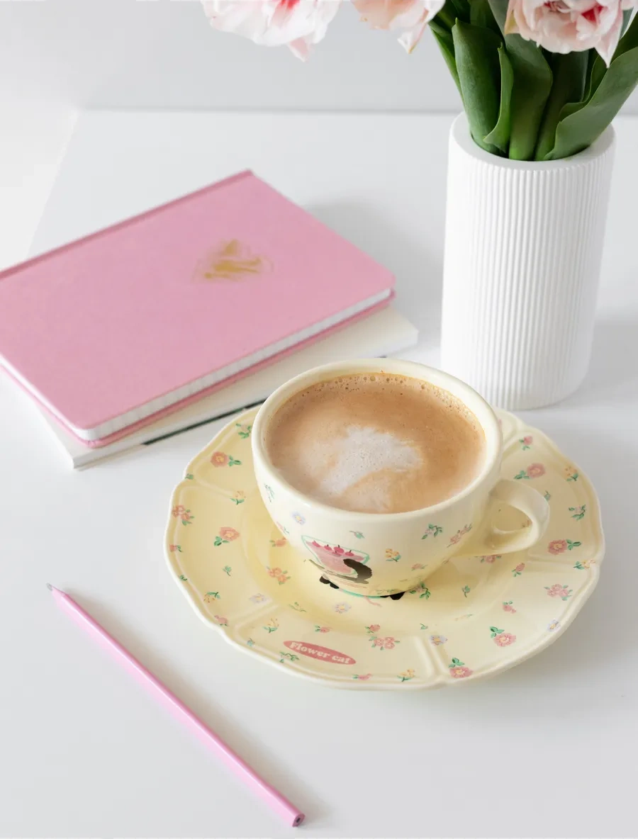 Perex Çay Takımı, Fincan Ve Tabak Seti, 250 Ml 319632817 Bej