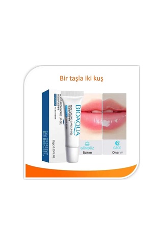 Bioaqua Kuru Çatlamış Dudaklar için Besleyici ve Nemlendirici Sos Bakım Jeli 10 G