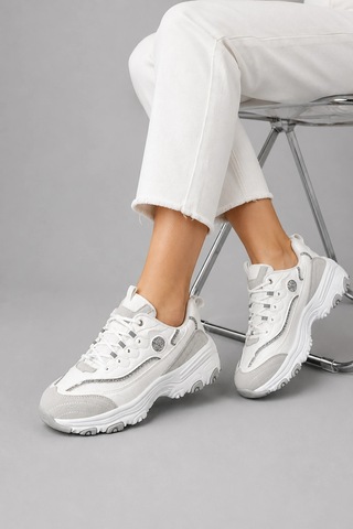 Ht Hotin Paradox Kadın Günlük Rahat Bağcıklı Detaylı Sneaker Spor Ayakkabı - Beyaz