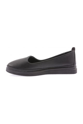 Dgn 2084-23y Kadin Dekolteli Loafer Ayakkabi 2084-1986-R1534 Siyah