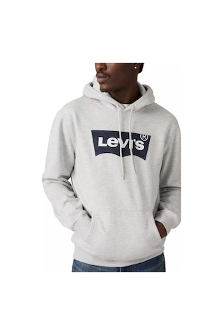 Levi's Levis Erkek Baskılı Kapüşonlu Gri Sweatshirt - 38424-0154 Gri