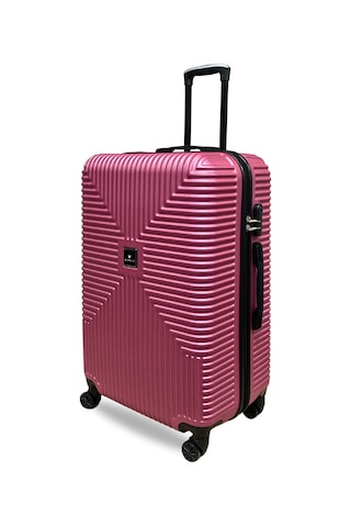 Anhelo Bowtie Abs Büyük Boy Valiz Pembe