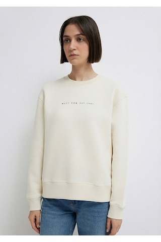 Mavi - Mavi Denim Baskılı Ekru Sweatshirt 1s10525-80194 Ekru
