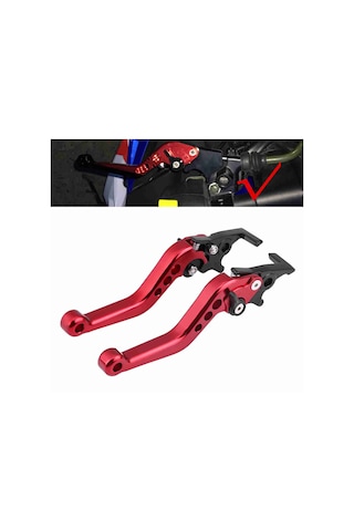 Kosona Motosiklet Scooter Cnc Alüminyum Fren Kolu Mavi , Çift Diskli, Ayarlanabilir, Güvenli Sürüş İçin Suzuki Gy6 Xmax 400 Uyumlu 150cc Altı