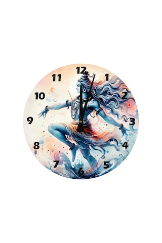 Ti-play Krıa 30x30cm Akrilik Dekoratif Modern Duvar Saati ÇOk Renkli
