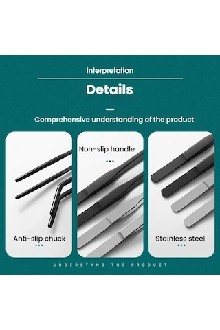 Sones Evcil Hayvan Besleme Cımbızı Sürüngen Evcil Hayvan Besleme Klipsi Aquascape Aracı, Stil: Orijinal Renk Eğimli Başlık