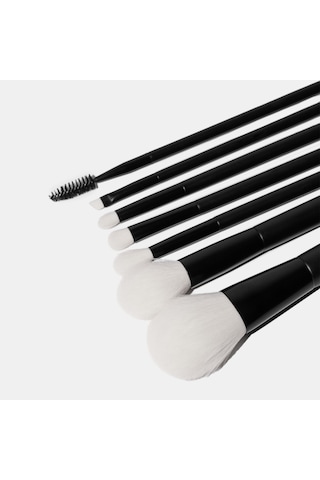 Inglot Inglot Brush Tube Makyaj Fırça Seti Siyah 7'li