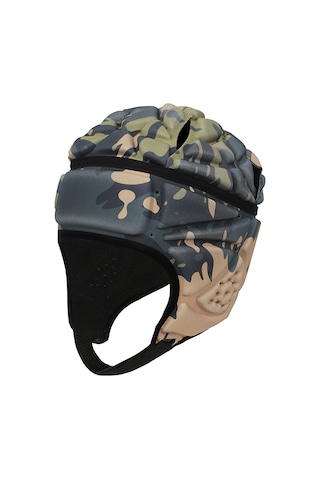 Geeroyoo Çocuklar İçin Kamuflajlı Antrenman Korumalı Kask - Futbol Kalecisi, Amerikan Futbolu, Beysbol İçin Yumuşak Sponge Malzeme Çok Renkli