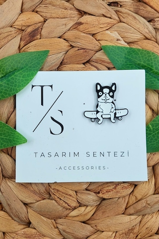 Rozet Metal Çanta Kıyafet Şapka Takı Aksesuar Köpek Kaykay Kayak Çok Renkli