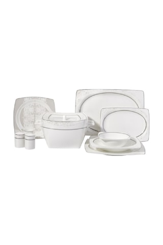 Korkmaz A8437 Bone Porcelen 12 Kişilik 60 Prc Korkmaz Yemek Takım