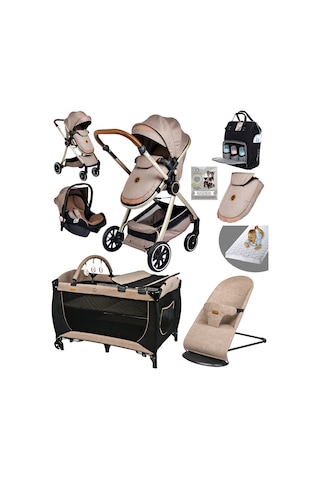 Baby Home 8 In 1 Yeni Doğan Set 990 Travel Sistem Bebek Arabası Anne Yanı Beşik Oyun Parkı Yatak Ana Kucağı