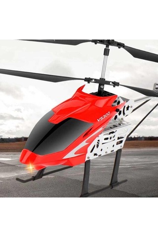 Oyuncak Büyük Dev Şarjlı Kutulu Kumandalı Helikopter Item Kod : F880 Kırmızı