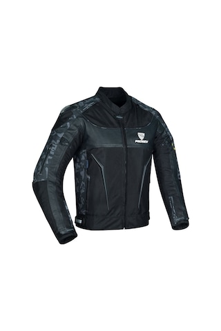 Prosev Ce2140 Motosiklet Montu 4 Mevsim Hörgüçlü Maxdura 600-d Dayanıklı Kumaş Deri Motorcu Mont Camo Çok Renkli
