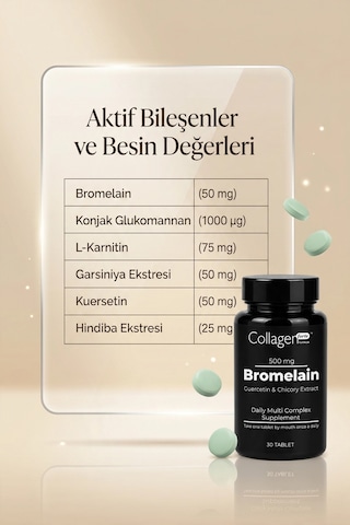 Collagen Forte Platinum Bromelain 30 Tablet