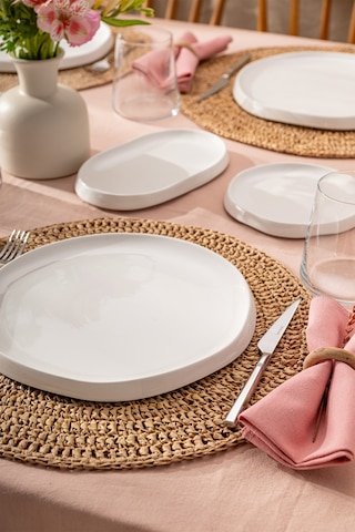 Emsan Luna 14 Parça 6 Kişilik Kahvaltı Takımı Beyaz