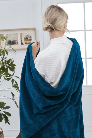 Deluxe Wellsoft Tv Battaniyesi Petrol Mavisi Tek Kişilik Battaniye 150x200 Cm