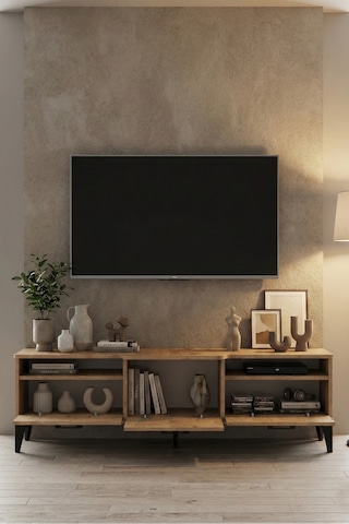 Northcity Mistral Tv Sehpası Suntalam Bej 160x40 Cm