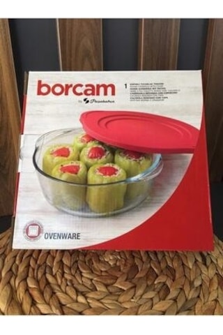 Paşabahçe Borcam Plastik Kapaklı Mini Yuvarlak Tencere 59133