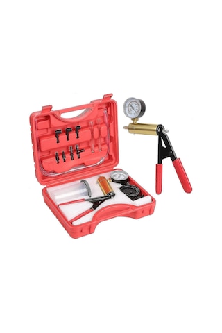 Motosiklet Fren Hava Alma Kiti Fren Sıvısı Hava Alma Aletleri El Tipi Vakum Pompası Test Cihazı