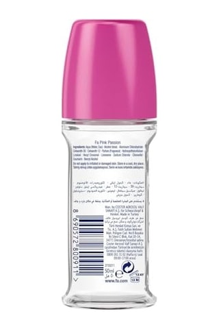 Fa Pink Passion Çiçeksi Kokulu Kadın Roll-on 50 Ml 1 Adet