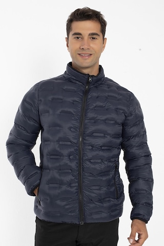 Crozwise Erkek Dolumlu Kışlık Spor Outdoor Mont Lacivert