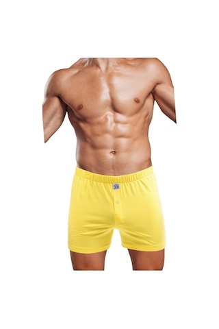 The Don Sarı Renk Jersey Penye/Örme Erkek Boxer