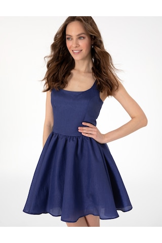 Pierre Cardin Kadın İndigo Elbise Dokuma 50309407-vr028