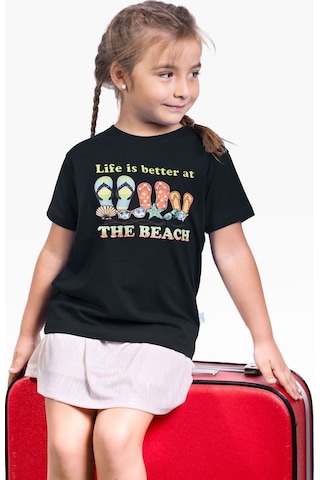 Little's World The Beach Çocuk Tshirt Siyah