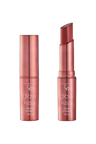 Golden Rose Glow Kiss Tinted Shea Yağı Hyaluronik Asit Ve Vitamin E İçeren Renkli Dudak Balmı 01 Vanilla Latte