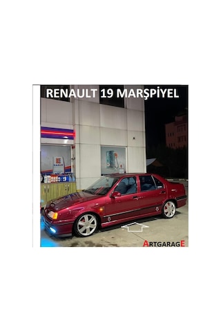Renault 19 Sağ Sol Marşpiyel Tk.-fiberglass-boyasız