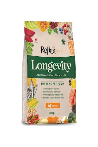 Reflex Plus Longevity Kitten Hipoalerjenik Yavru Kedi Maması 800 Gr Reflex Plus Longevity Kitten Hipoalerjenik Yavru Kedi Maması 800 Gr