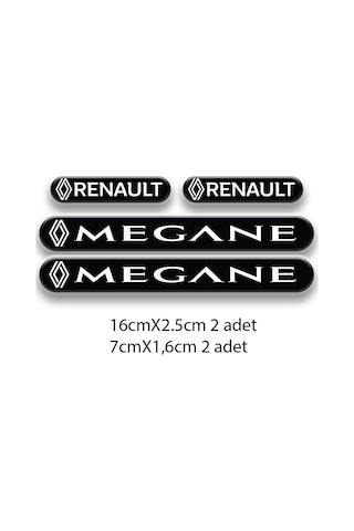 Megane Set Oto Sticker 3d Sticker