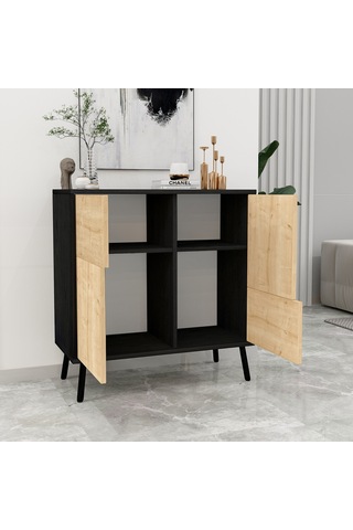 Darien Ç001 Ahşap Siyah/safir Meşe