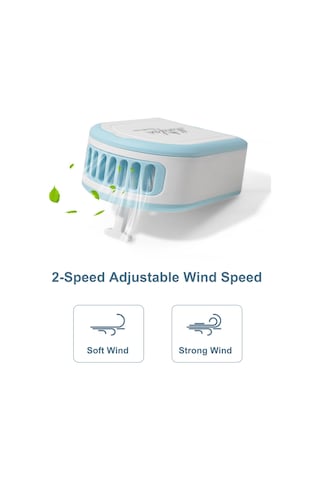 Geeksen Usb Şarjlı Mini Kirpik Kurutma Fanı - Taşınabilir El Tipi Soğutucu Ve Aynalı