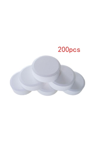 Symbee Yüzme Havuzu İçin 50 Adet Dezenfektan Klor Tabletleri - Alg Önleyici, Su Çerçevesi Artırıcı, Güneşe Dayanıklı Stabilizatörlü Beyaz